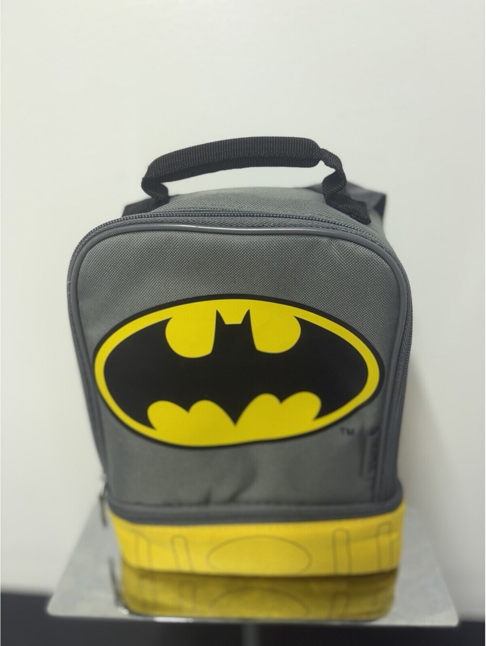 Batman Insulated Thermos Brand Lunch Box With 2 Compartments & Fabric Cape